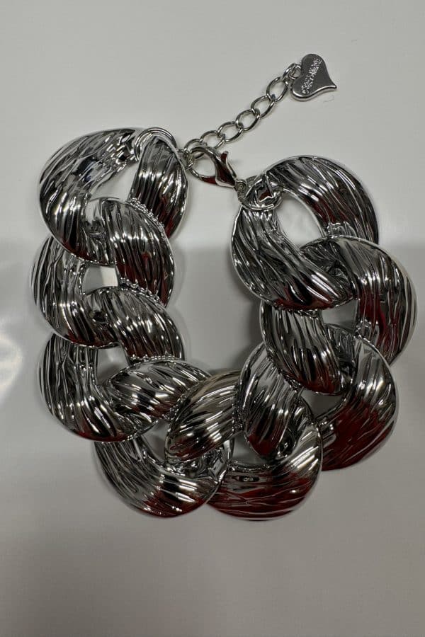 vändbart armband silver