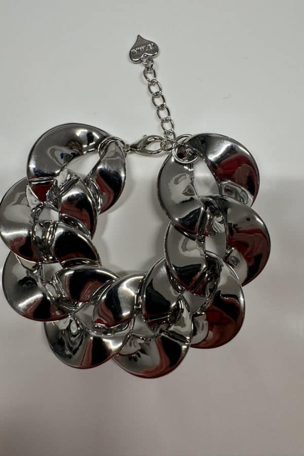 vändbart armband silver